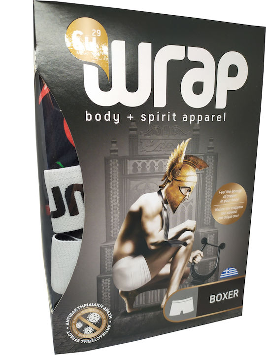 Wrap 2 Pack Boxer negru/negru cu margine. (Ref: 211051-Spicy)