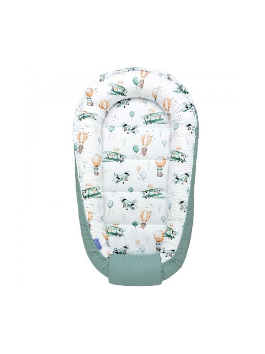 Jukki Nest Cocoon Baby Nest Green 55x100cm