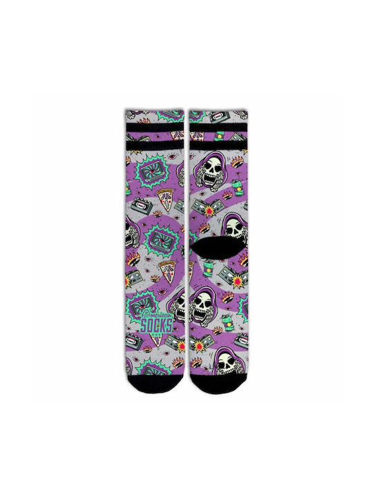 American Socks Signature - Horror Time Bărbați Șosete cu Model Multicolor 1Pachet