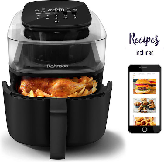 Rohnson Air Fryer με Wi-Fi 5.5lt Μαύρο R-2838