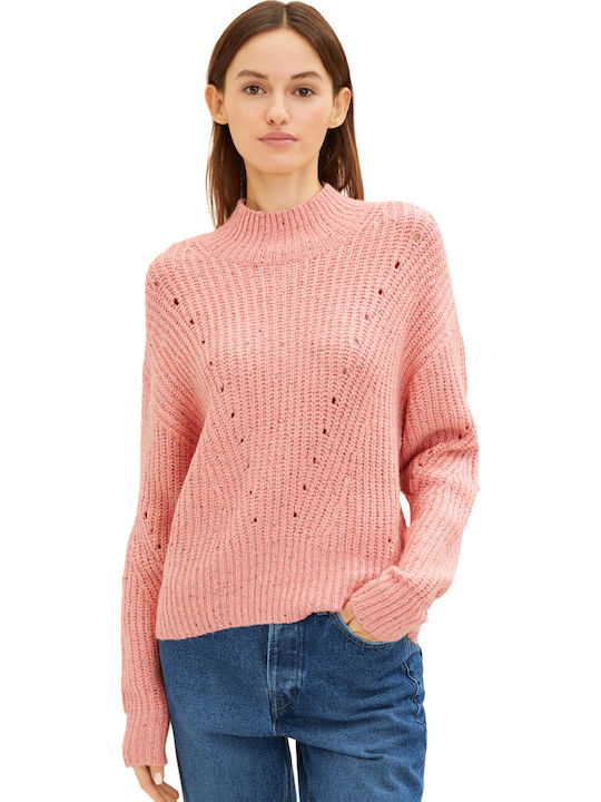 Γυναικείο Μακρυμάνικο Πουλόβερ Peach Pink