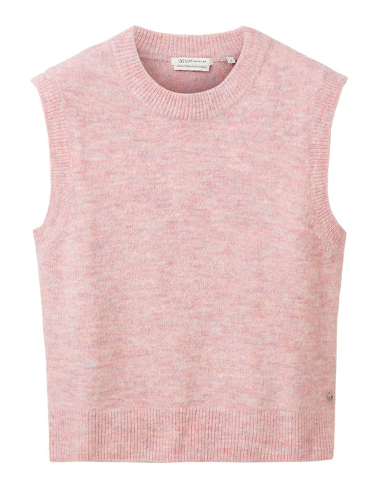 Χειμερινή Γυναικεία Καζάκα Αμάνικη Soft Pink Melange