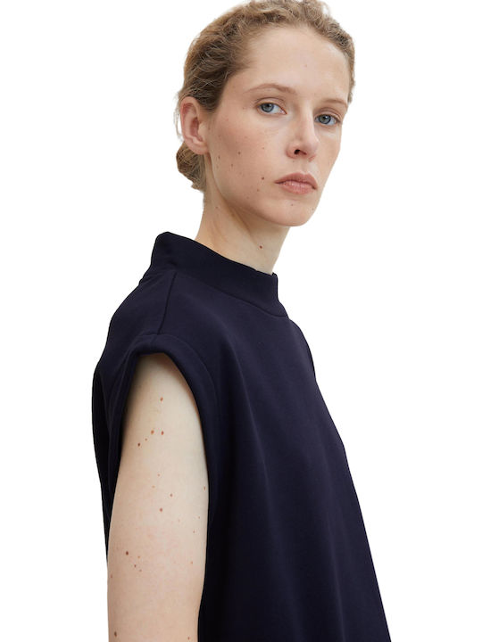 Γυναικεία Καλοκαιρινή Μπλούζα Αμάνικη Navy Midnight Blue