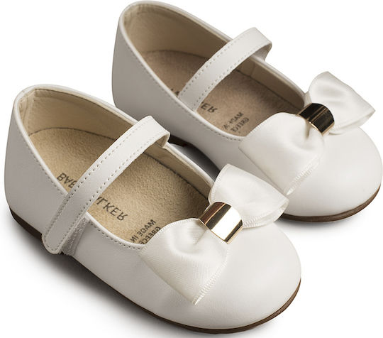 Babywalker Christening White Pumps