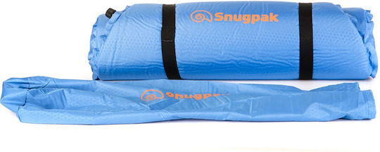 Snugpak Самонадуване Единично Подложка за къмпинг Голям размер 195x65см С дебелина 5см в Син цвят