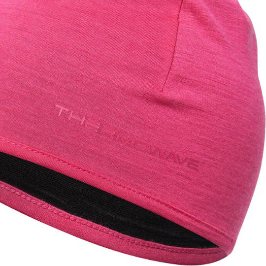 Beanie Pentru Femei Căciulă Reversibilă Tricotată În Culoare Fuchsia