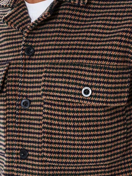 900837 Long Sleeve Brown Overshirt