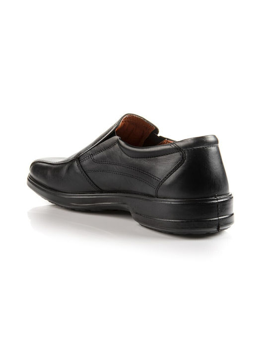 Boxer Men's Leather Casual Shoes Black