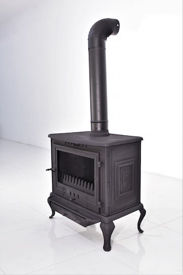 CHytiria Misailidi BATH-001A Fontă Soba pe lemne 15kW Negru