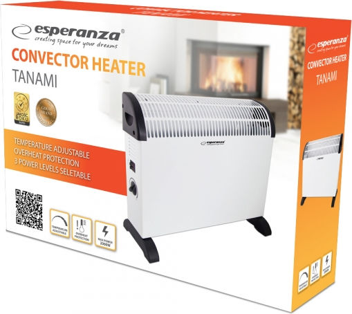 Esperanza Tanami Convectoare pardoseală 2000W 39x53.5cm Alb