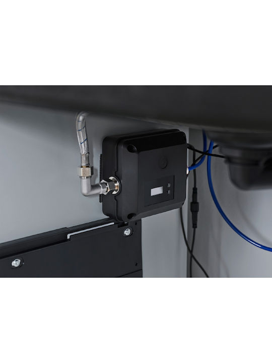 Blanco Evol-S Pro Ψηλή Μπαταρία Κουζίνας Πάγκου με Σπιράλ Inox Ασημί