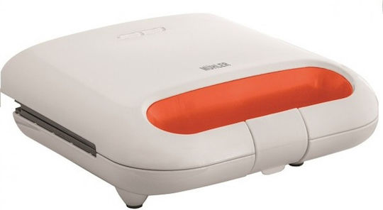 Muhler Sandwich Maker for for 2 Sandwiches Sandwiches 750W White/Red
