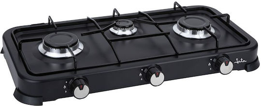 Jata Countertop Burner Liquid Gas Triple Black