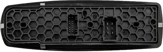 NTY Fensterheberschalter Auto für Renault Fluence / Laguna / Megane 19pin Schwarz