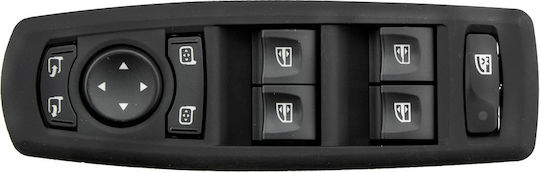 NTY Fensterheberschalter Auto für Renault Fluence / Laguna / Megane 19pin Schwarz
