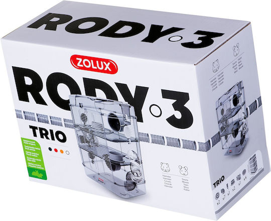 Zolux Rody 3 Trio Клетка За Гризачи 41x27x53см