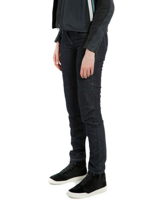 Dainese Denim Slim Lady Tex Женски Мотоциклетен панталон Син