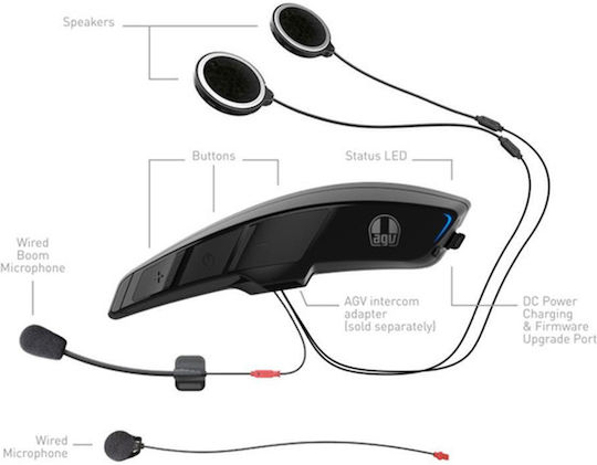 AGV Ark Intercom mit Bluetooth