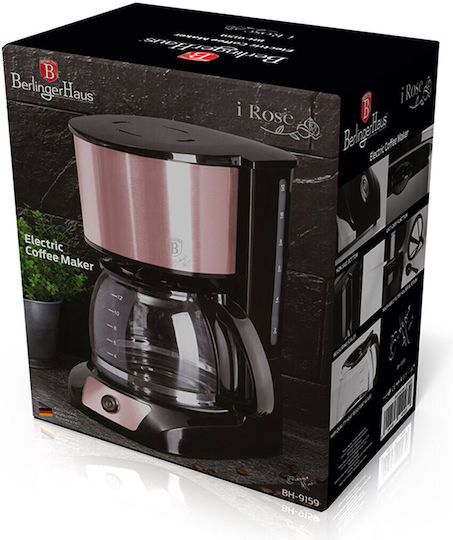 Berlinger Haus Filterkaffeemaschine 800W Metallic Pink