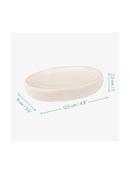 Navaris Set Accesorii Baie Ceramică Alb 3buc