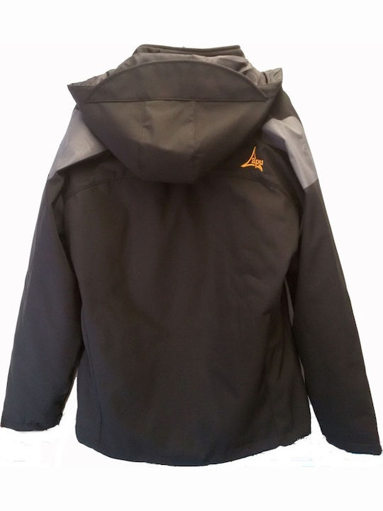 Apu K2 Μπουφάν Softshell Μαύρο