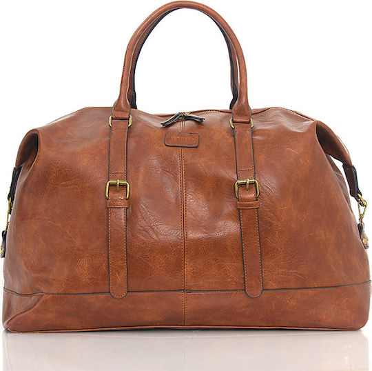 Playbags Σακ Βουαγιάζ Ταμπά από Δερματίνη Μ55xΠ20xΥ42εκ.