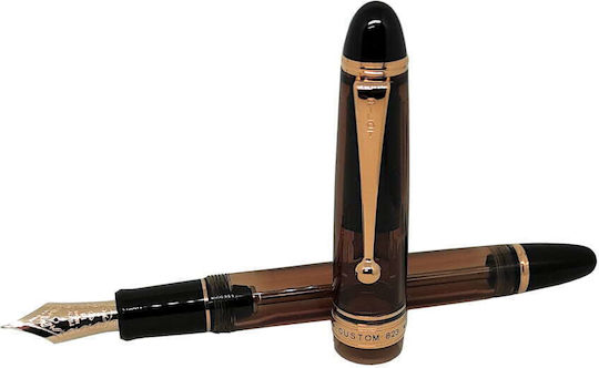 Pilot Custom Fountain Pen Medium Brown With Black Ink