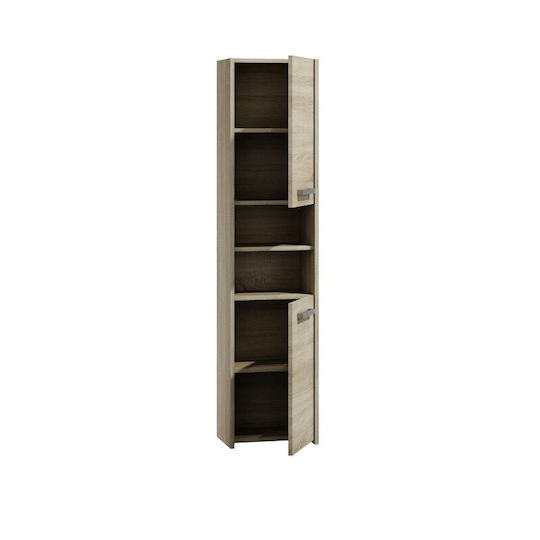 Topeshop S40 Dulap Coloana Pentru Baie De Perete 40x30x170cm Sonoma