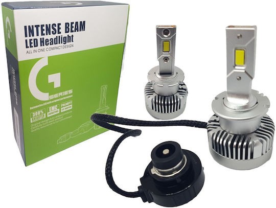 Lamps Car D2S 20000 Lumen Canbus LED 6000K Cold White 45W 2pcs