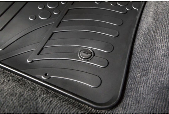Gledring Set Front and Back Car Mats 4 Pieces for Opel Antara 2006-2015 Black