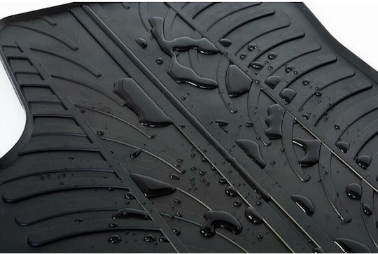 Gledring Set Front and Back Car Mats 4 Pieces for Opel Antara 2006-2015 Black