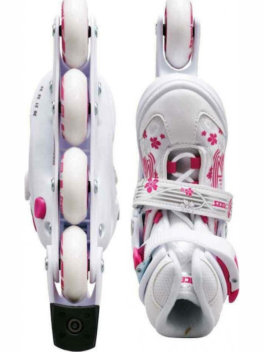 Roces Compy 8.0 Inline Αυξομειούμενα Rollers Λευκά Παιδικά