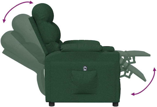 cu Puf Verde 75.5x92x105cm