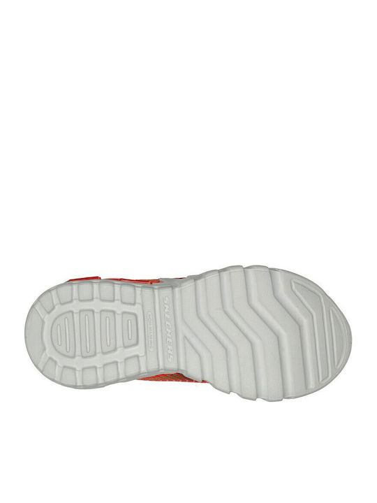 Elite Vorlo Kinder Sneakers mit Klettverschluss & Lichtern Rot