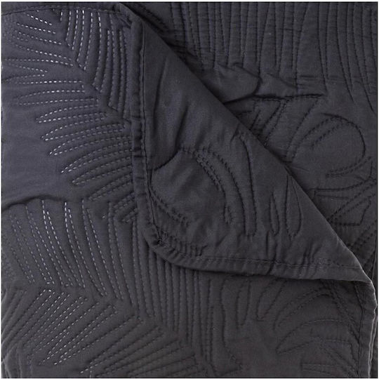 Atmosphera Set Coverlet Queen Size Gray 240x260cm 3pcs