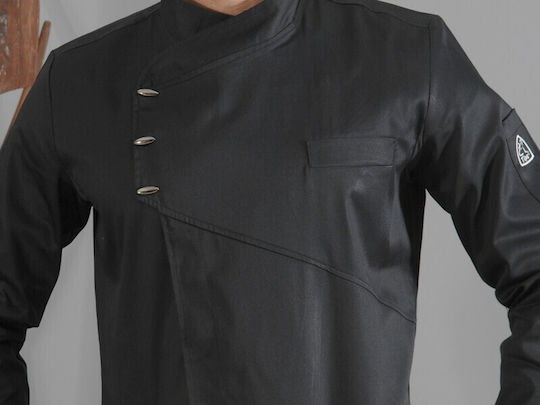 Tips Blouse Chef Unisex Gray with Long Sleeve