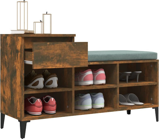 Suport pentru pantofi cu 6 Rafturi Oak L102xW36xH60cm
