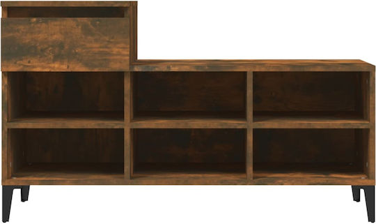 Suport pentru pantofi cu 6 Rafturi Oak L102xW36xH60cm