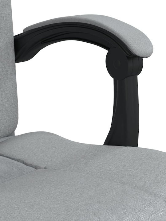 vidaXL Office Chair with Recline Light Grey