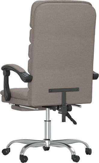 vidaXL Vdxl Scaun De Birou Cu Masaj Taupe