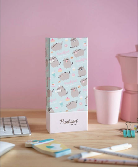 Paper Pencil Holder Pusheen Rose 3pcs 9.5x4x22.5cm