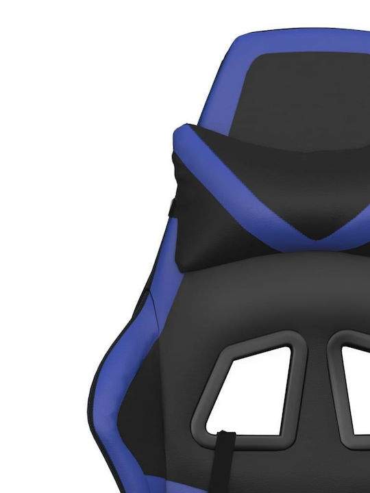 vidaXL 345434 Gaming Stuhl mit Fußstütze Black / Blue