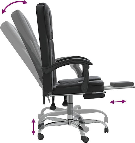 vidaXL Vdxl Scaun De Birou Negru