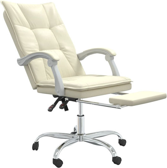 vidaXL vidaXL Office Chair with Adjustable Beige Arms