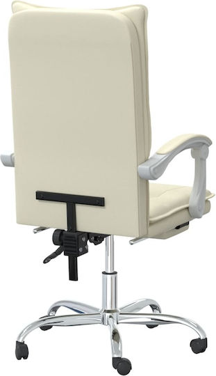 vidaXL vidaXL Office Chair with Adjustable Beige Arms