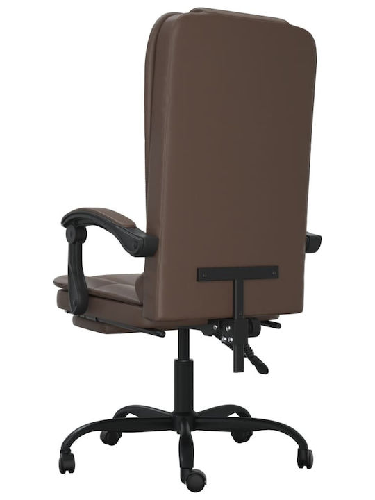 vidaXL vidaXL Bürostuhl mit Massagebraun