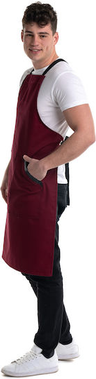 Adiavroxo (Work Aprons & Sleeves) Apron Full Body Barutti Burgundy