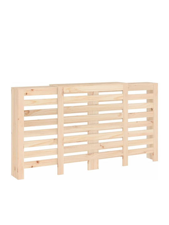 vidaXL Brown Solid Wood Radiator Cover 210x21x85cm