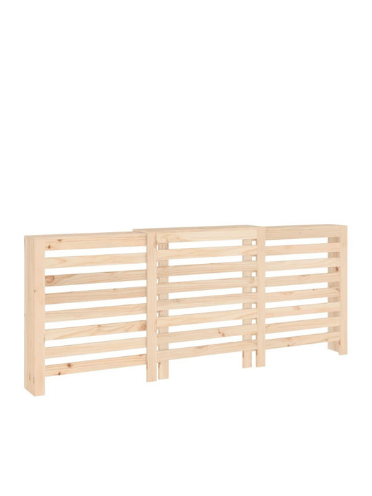 vidaXL Brown Solid Wood Radiator Cover 210x21x85cm