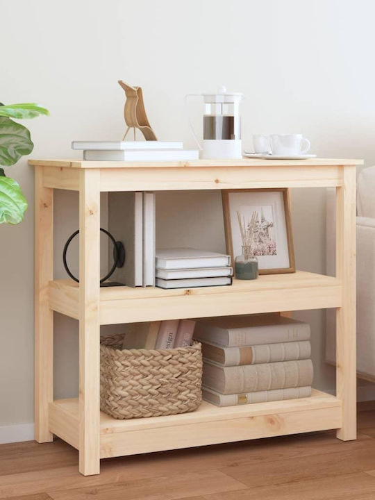 Solid Wood Console Table L80xW40xH74cm